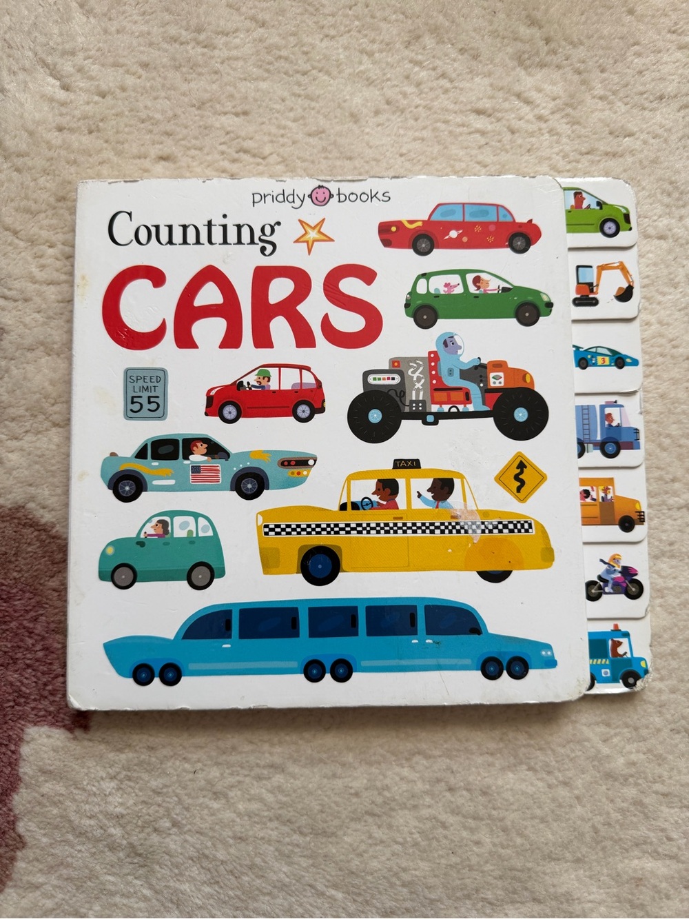 Priddy Books Counting Cars Board Book